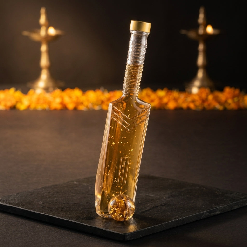 Flaschengeist Cricket Bat Bottle Gift